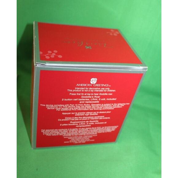 American Greetings Carlton Cards Heirloom Godzilla Origins Lights And Sound 049 - Picture 4 of 5